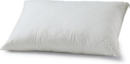Nod Off 100% British Wool Pillow For Natural Sleep Quilted Wool Temperature Regulating Bed Pillow Adjustable Anti-Allergy Washable