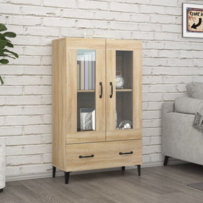 Berkfield Highboard Sonoma Oak 70X31X115 Cm Engineered Wood - image 1