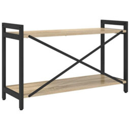 Berkfield Bookcase Sonoma Oak 80 X 30 X 48.5 Cm Engineered Wood - thumbnail 7