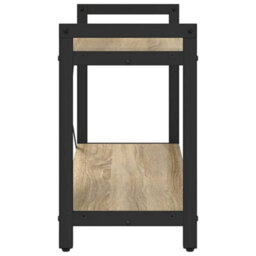 Berkfield Bookcase Sonoma Oak 80 X 30 X 48.5 Cm Engineered Wood - thumbnail 6
