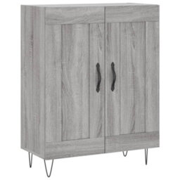 Berkfield Sideboard Grey Sonoma 69.5X34X90 Cm Engineered Wood - thumbnail 2