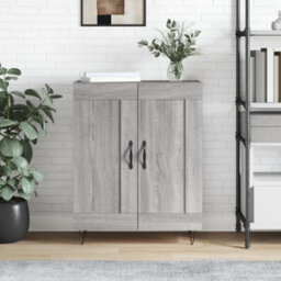 Berkfield Sideboard Grey Sonoma 69.5X34X90 Cm Engineered Wood - thumbnail 1