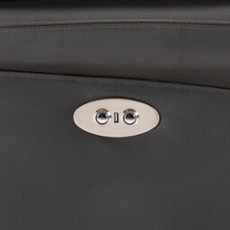 More4Homes Electric Powered Recliner Chair With Wingback Design And Usb Charger Port In Slate Bonded Leather - thumbnail 6