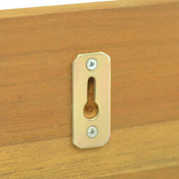 Berkfield Wall Shelves 2 Pcs 110X10X10 Cm Solid Wood Teak - thumbnail 5