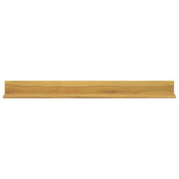 Berkfield Wall Shelves 2 Pcs 110X10X10 Cm Solid Wood Teak - thumbnail 3