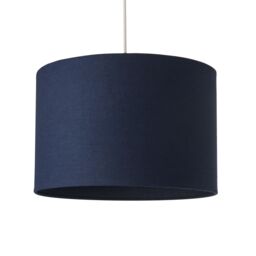 Harbour Studio Ascot Steel Blue Cylinder Lamp Shade (D)30Cm - thumbnail 2