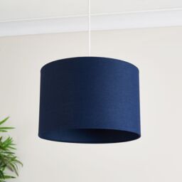 Harbour Studio Ascot Steel Blue Cylinder Lamp Shade (D)30Cm - thumbnail 5