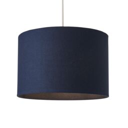 Harbour Studio Ascot Steel Blue Cylinder Lamp Shade (D)30Cm - thumbnail 3