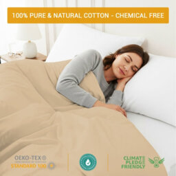 Lazzaro Premium Egyptian Cotton Super King Duvet Cover Set 400 Thread Count Cotton Quilt Cover With Zipper Closure - thumbnail 5