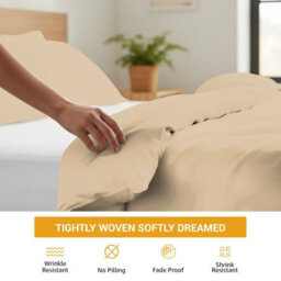 Lazzaro Premium Egyptian Cotton Super King Duvet Cover Set 400 Thread Count Cotton Quilt Cover With Zipper Closure - thumbnail 7