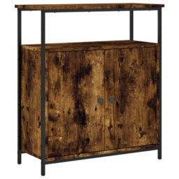 Vidaxl Sideboard Smoked Oak 70X30X80 Cm Engineered Wood - thumbnail 2