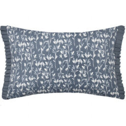 Wylder Belle Cotton  Blue Cushion Cover - thumbnail 2