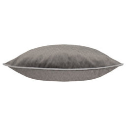 Paoletti Torto Square Opulent Velvet Piped Feather Filled Cushion - thumbnail 2