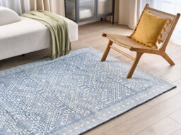 Beliani Scandinavian Rug Kawas Blue 160 X 230 Cm - thumbnail 2