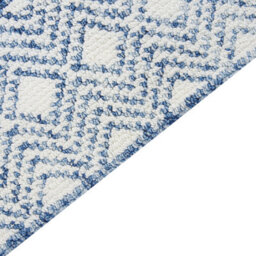 Beliani Scandinavian Rug Kawas Blue 160 X 230 Cm - thumbnail 1