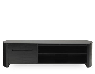 Finewoods Tv-Stand With 1 Drawer / 1 Flap In Black - image 1