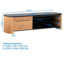 Finewoods Tv-Stand With 1 Drawer / 1 Flap In Black - thumbnail 4