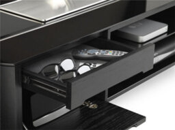 Finewoods Tv-Stand With 1 Drawer / 1 Flap In Black - thumbnail 3