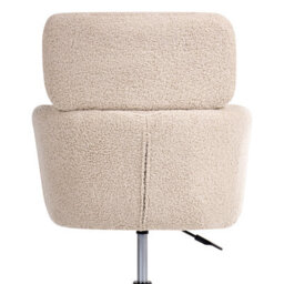 Beliani Desk Chair Alena Boucle Light Beige - thumbnail 7