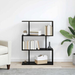 Berkfield Bookcase Grey 70 X 14 X 97Cm Engineered Wood - thumbnail 4
