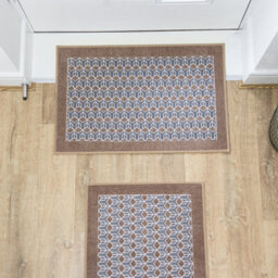 Jvl Allure Doormat And Runner Set, Beige - thumbnail 6