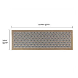 Jvl Allure Doormat And Runner Set, Beige - thumbnail 9
