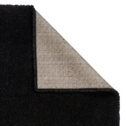 Black Plain Shaggy Rug, Easy To Clean Rug, Stain-Resistant Rug, Modern Rug For Living Room, & Dining Room-120Cm X 170Cm - thumbnail 5
