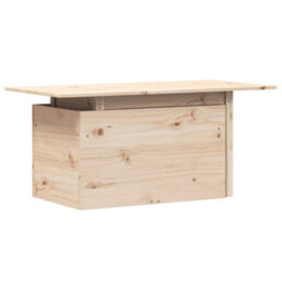 Walplus Garden Table 100X50X75 Cm Solid Wood Pine - thumbnail 7