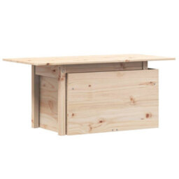 Walplus Garden Table 100X50X75 Cm Solid Wood Pine - thumbnail 2