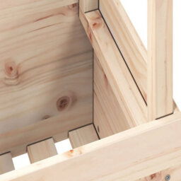 Walplus Garden Table 100X50X75 Cm Solid Wood Pine - thumbnail 9