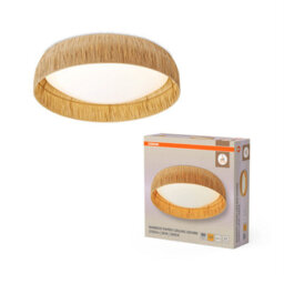 Osram Decor Bamboo Paper Ceiling Light Led 500mm E27 2700Lm 28W 3000K Warm Light - thumbnail 3