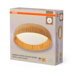 Osram Decor Bamboo Paper Ceiling Light Led 500mm E27 2700Lm 28W 3000K Warm Light - thumbnail 2