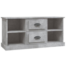 Berkfield Tv Cabinet Concrete Grey 99.5X35.5X48 Cm Engineered Wood - thumbnail 2