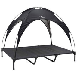 Vidaxl Dog Bed Folding Manual Black 122 X 93 X 106.5 Cm Steel - thumbnail 2