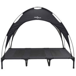Vidaxl Dog Bed Folding Manual Black 122 X 93 X 106.5 Cm Steel - thumbnail 4