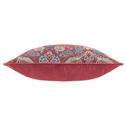 Morris & Co Strawberry Thief Embroidery Jacquard Feather Rich Cushion - thumbnail 4