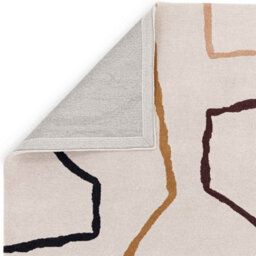 Multicoloured Modern Handmade Multi Abstract Wool Rug For Bedroom Living Room & Dining Room-160Cm X 230Cm - thumbnail 4