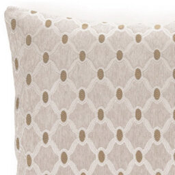 Luxury Living Berkley Luxury Geometric Chenille Cushion Cream - thumbnail 2