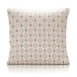 Luxury Living Berkley Luxury Geometric Chenille Cushion Cream - thumbnail 1