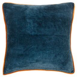 Wylder Georgia Printed Velvet Feather Rich Cushion - thumbnail 2
