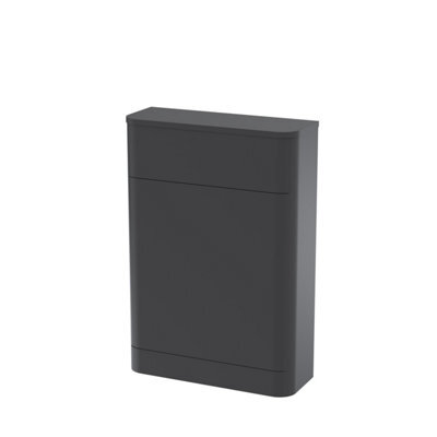 Floor Standing Wc Toilet Unit, 550mm - Dark Grey Finish With Sleek Modern Design, Durable Style For Bathrooms By Balterley - image 1