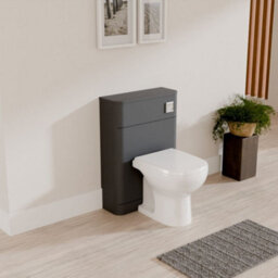 Floor Standing Wc Toilet Unit, 550mm - Dark Grey Finish With Sleek Modern Design, Durable Style For Bathrooms By Balterley - thumbnail 4