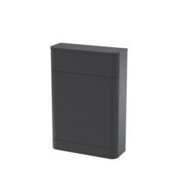 Floor Standing Wc Toilet Unit, 550mm - Dark Grey Finish With Sleek Modern Design, Durable Style For Bathrooms By Balterley - thumbnail 1