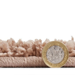 Rose Blush Plain 25mm Thick Anti-Shed Rug For Bedroom, Living, & Dining Room, Anti-Shed Modern Plain Rug-160Cm X 230Cm - thumbnail 7