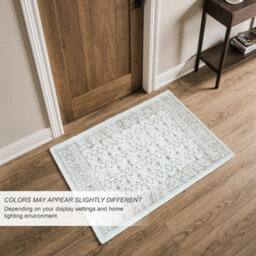Homeart Traditional Area Rug , Super Soft & Sustainable Woven Neutral Carpet Durable Indoor Rug Weave Beige 60X110 - thumbnail 3