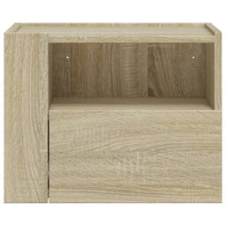 Berkfield Wall-Mounted Bedside Cabinets 2 Pcs Sonoma Oak 45X30X35 Cm - thumbnail 4