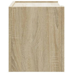 Berkfield Wall-Mounted Bedside Cabinets 2 Pcs Sonoma Oak 45X30X35 Cm - thumbnail 6