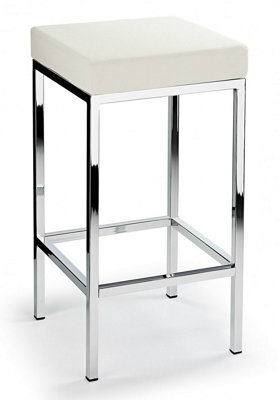 Ernest Bar Stool Chrome Frame Fixed Height - image 1