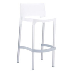 Ernest Bar Stool Chrome Frame Fixed Height - thumbnail 2
