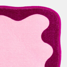 Ohs Bow Velvet Bath Mat Soft Absorbent Shower Rug - thumbnail 4